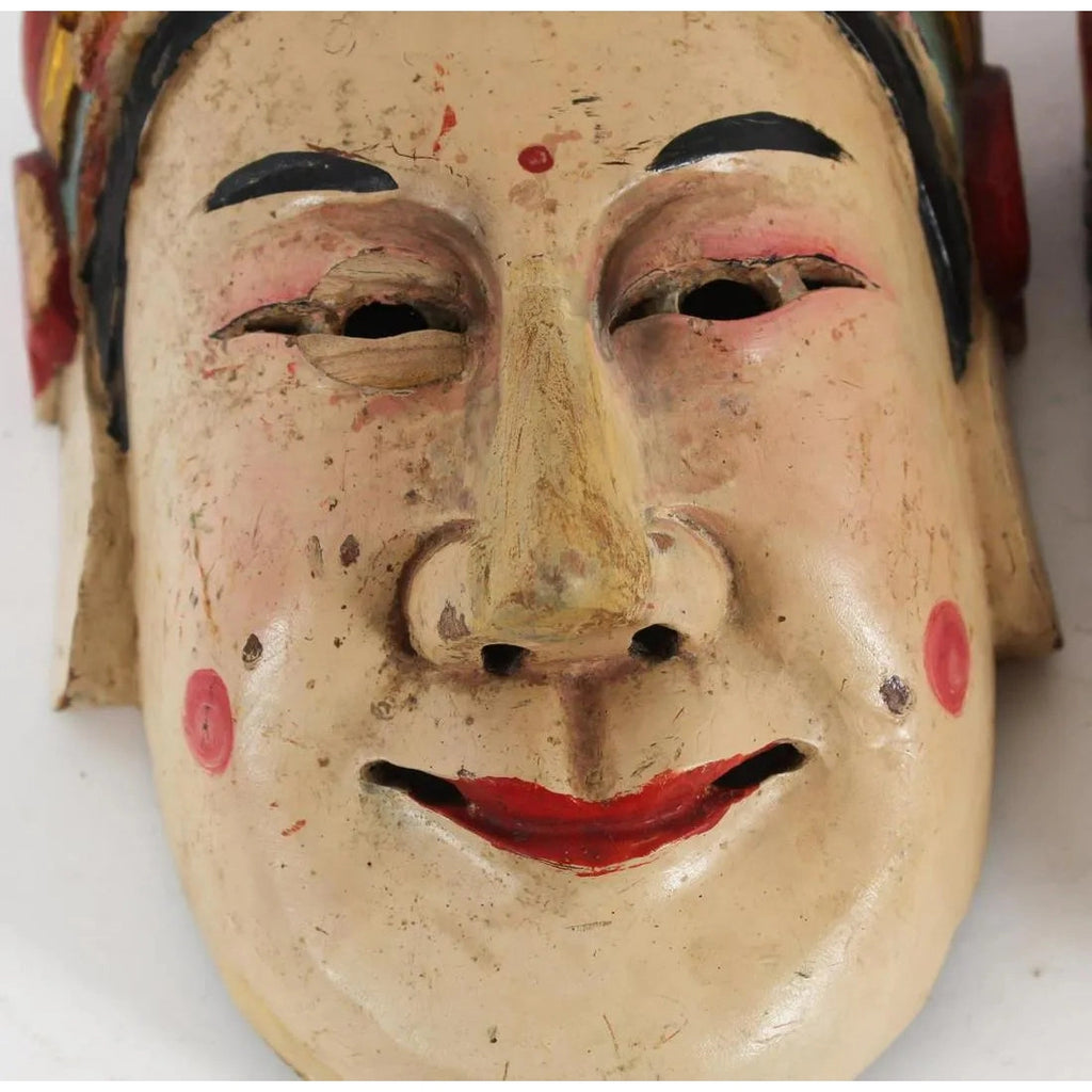 Chinese Opera Masks PAIR, China #841