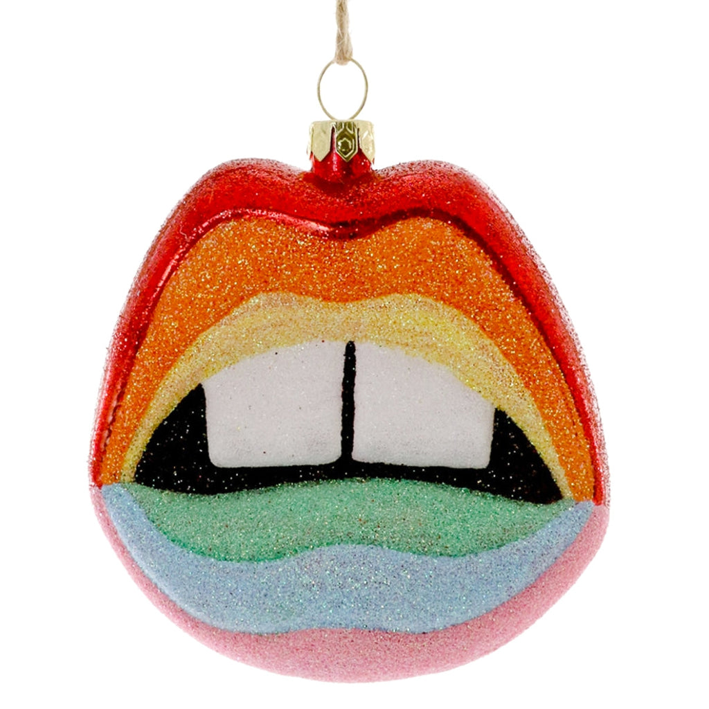 Full Color Spectrum Lips Ornament