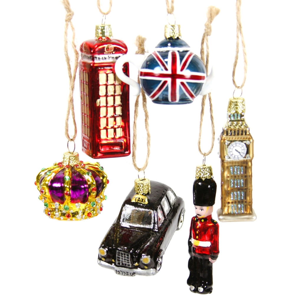 Bitty London Ornaments