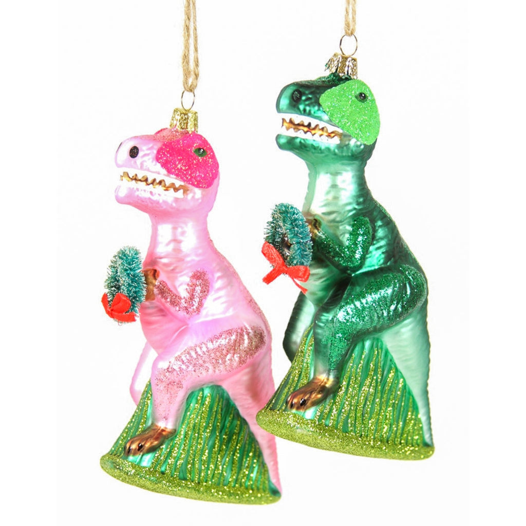Merry Merry T-Rex Ornament